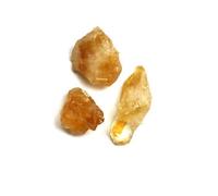 DENMOUS Juego de 3 trozos de citrino naturales y auténticos para curación de Reiki, B08KVZWF, S, Gema