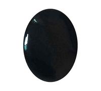 DENMOUS Kirti Sales 7.25 Ratti Sulemani Hakik Stone Original Certified Natural Black Onyx Gemstone-B0BL3M11, S, Gema