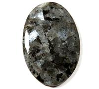 DENMOUS Larvikite - Piedra lunar noruega ovalada cabujón natural suelta 41,3 quilates Qu05-B09HMJFL-DNM