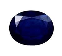 DENMOUS Piedra de zafiro azul natural de 11,25 ratti / 10,24 quilates con tarjeta certificada por laboratorio, piedra de zafiro azul natural, piedra preciosa original de Neelam/Nilam de calidad de