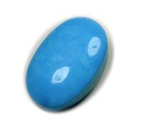 DENMOUS Piedra Feroza turquesa natural certificada por Ratti de 8,25 quilates, forma ovalada, astrología, rashi ratan-B07K7F71-DMS, S, Gema
