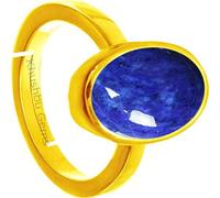 DENMOUS Piedra natural certificada de 7,25 ratti de 7,00 quilates, lapislázuli, lajvart, lajwart, piedra preciosa originaria para hombres y mujeres--B0D4HRLW, S, Piedra preciosa.