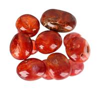DENMOUS - Piedra natural - Cristal curativo para energía, coraje y creatividad, perfecto para meditación, mejora la motivación, secadora de cornalina roja de 100 gramos-B0DJKDQ6, Small, Gema, Small,