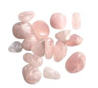 DENMOUS Piedra natural - Cristales curativos para el amor, cuidado personal y equilibrio emocional, perfecto para meditación de cuarzo rosa, 4 unidades, B0DJN1GL, piedras preciosas pequeñas, pequeñas,