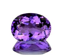 DENMOUS Piedra preciosa amatista original certificada con informe de laboratorio y garantía de 5,50 quilates, piedra natural Katela/Jamunia calidad A1 para beneficios de astrología-B0CK5W8BDNM, S