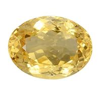 DENMOUS Piedra preciosa citrina/piedra suelta certificada real Sunehla de 3,52 quilates por -B077G3JJ, S, Gema