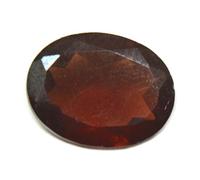 DENMOUS Piedra preciosa de hesonita natural certificada de 2.25 a 4.25 Ratti Gomedh, forma ovalada, astrología Rashi Ratan-B0BS1SR9, S, Gema