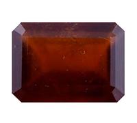 DENMOUS Piedra preciosa de hesonita real certificada de 1.25 a 2.25 Ratti Gomedh, forma de octágono, astrología Rashi Ratan-B0BS2686, pequeña, piedra preciosa, Small, Gema
