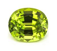 DENMOUS Piedra preciosa de peridoto de 5,25 ratti de 4,40 quilates, certificado original con informe de laboratorio y certificado de garantía, piedra de peridoto natural/mani calidad A++ para