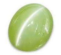 DENMOUS , Piedra preciosa suelta de ojo de gato con certificación natural de 5,25 ratti - 4,75 quilates para hombres y mujeres, S-B083FWZJ-DMS, S, Gema