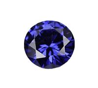 DENMOUS Zirconio azul natural/circonita cúbica 4.25 ratti certificado energizado corte diamante precioso suelto piedra preciosa-B0CS313N, Small, Gema