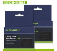 Dennerle 2 X Filtro Esquinero Baby Protect 100 Protección Para Gammarus Acuario