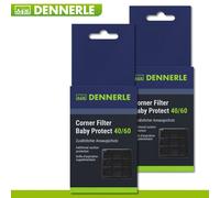 Dennerle 2X Corner Filtro Baby Proteger 40/60 Ansaugschutz para Gambas