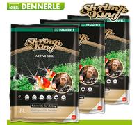 Dennerle 3 X 8 L Sustrato Activo Para Camarones King Soil Para Acuario
