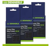 Dennerle 3X Corner Filtro Baby Proteger 40/60 Ansaugschutz para Gambas