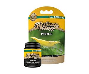 Dennerle Camarones proteína Rey - Alimentos proteicos Palos de gambas con Aumento de Las Necesidades de proteínas - Promueve el Crecimiento y la producción de Huevos, 45