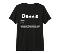 Dennis Definition Personalized Name Denny Costume For Dennis Camiseta Premium