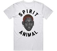 Dennis Rodman Spirit Animal Chicago Basketball Fan V2 T Shirt(Medium)