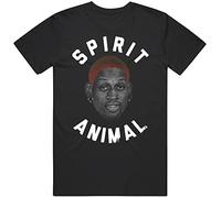 Dennis Rodman Spirit Animal Chicago Basketball Fan V3 T Shirt(Small)