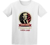 Denny Crane The President Lock N Load Men Adult Short Sleeve T Shirt White S