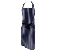 Dennys Delantal de algodón con estampado a rayas unisex (Paquete de 2) (BC4281)