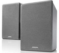 Denon Altavoces SCN10, altavoces HiFi bidireccionales para sistema de sonido de TV, 2 x 65 W, compatible con receptores y amplificadores, diseño elegante, color gris