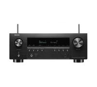 DENON Receptor AV De 7.2 Canales con Dolby Atmos, DTS X, 6 Entradas y 2 Salidas Hdmi, 8K Hdmi, Bluetooth, WLAN, Airplay 2, Heos Multiroom, Compatible con Alexa, Color Negro