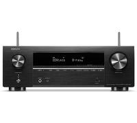 Denon AVR-X1700HDAB - Receptor AV de 7,2 Canales, Amplificador HiFi con Dolby Atmos, DTS:X, 6 entradas HDMI y 1 Salida, 8K HDMI, Bluetooth, Wi-Fi, AirPlay 2, HEOS Multiroom, Compatible con Alexa