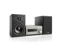 Denon D-M41 - Microcadena con lector de CD y Bluetooth, color plata y negro