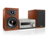 Denon D-M41 - Microcadena con Lector de CD y Bluetooth, Color Plata y Cherry