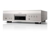 Denon DCD-1700NE - Reproductor SACD/CD con convertidor D/A de alta precisión de 192 kHz/32 bits, diseño antivibración, compatible con DSD, FLAC y WAV, modo Pure Direct, 2 salidas digitales, plata