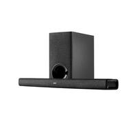 Denon Barra de Sonido DHT-S416 2.1 TV con subwoofer inalámbrico, Google Chromecast Integrado, WiFi, Bluetooth, Dolby Digital, HDMI ARC, Entrada óptica