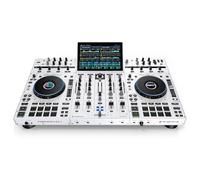 Denon DJ PRIME 4+ WHITE Controlador DJ Autónomo con Separación de Stems en 4 Decks, Streaming por WIFI, Mezclador, Pantalla Táctil 10.1 Pulgadass, Control de Luces, blanco
