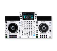 Denon DJ SC LIVE 4 WHITE Controlador DJ Autónomo con Stems en 4 Canales, streaming por Wifi, Altavoces Internos, Compatible con Serato DJ y Virtual DJ