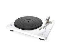 Denon DP-400 (Blanco) Tocadiscos analógicos semiautomáticos con Sensor automático de Velocidad | Brazo de Tono Curvado Especialmente diseñado | Soporta 33 1/3. Velocidades de 45, 78 RPM (Vintage) |