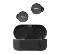 DENON PerL True Wireless Earbuds, Perfil de Sonido Personalizado, Auriculares con cancelación de Ruido, Auriculares Resistentes al Agua, con micrófonos Integrados y batería de Larga duración