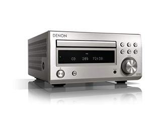 Denon RDCM41DAB - Receptor HiFi con Reproductor de CD, Receptor de Audio HiFi, Bluetooth, 2 x 30 W + presalida de subwoofer, Radio FM/Dab/sintonizador, 2 entradas ópticas Digitales y 1 Salida de