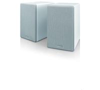 Denon SCN10 Altavoces HiFi bidireccionales para sistema de sonido TV, 2x 65W, compatible con receptores y amplificadores, diseño elegante - blanco, SCN10WTEM