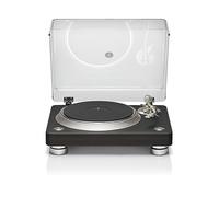 Denon Tocadiscos DP-3000NE (2023), Tocadiscos Moderno para Discos de Vinilo, 33-1/3, 45 y 78 RPM, Acabado de Madera de ébano Mate, Cubierta Antipolvo extraíble, Brazo de Tono