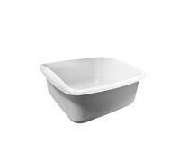 Denox 1 Barreño Selecta cuadrado 9L, adecuada organización, color granito, 9 Litros