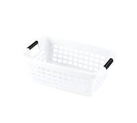Denox 1 Cesta universal 50L, adecuada organización, color blanco, 50 Litros