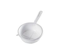 Denox - 1 Escurridor con mango, color blanco