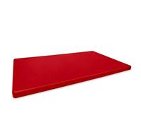 Denox 1 Tabla de cortar 500x300, hogar o profesional, color rojo, PEAD, talla única
