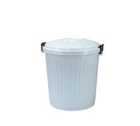 Denox DEN077 Cubo Óscar 43 litros, Blanco, ø420x480 mm