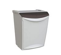 Denox DEN117 Ecosystem Sistema Modular de Reciclaje 25 litros, Gris, 340x300x423 mm