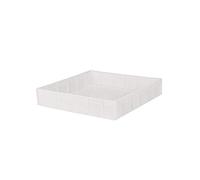 Denox DEN164 Caja de ordenación Pizza 40x40 12 litros, Blanco, 40 x 40 x 80 cm