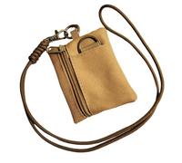 Dense Outdoor Rudiments Owner - Bolsillo para monedas con cremallera, tela de poliamida permanente, llavero delgado, apto para viajes, multifuncional, soporte para códigos al aire libre, Khaki, Mass