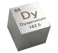 densidad de cubos, Cubos de elementos de 10 mm - Colección de la Tabla Periódica de Elementos - Metales de tierras raras(Dysprosium Dy)
