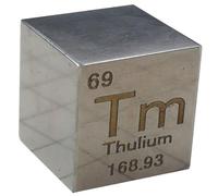 densidad de cubos, Cubos de elementos de 10 mm - Colección de la Tabla Periódica de Elementos - Metales de tierras raras(Thulium Tm)
