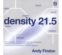 Nimbus Lighting – Density 21.5. Musique anglaise pour flûte et autre instruments seuls.